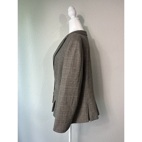 Talbots Women's Sz 18 XL Tan Wool Blend Jackiet Blazer Office Career Elegant A3 - Picture 2 of 11